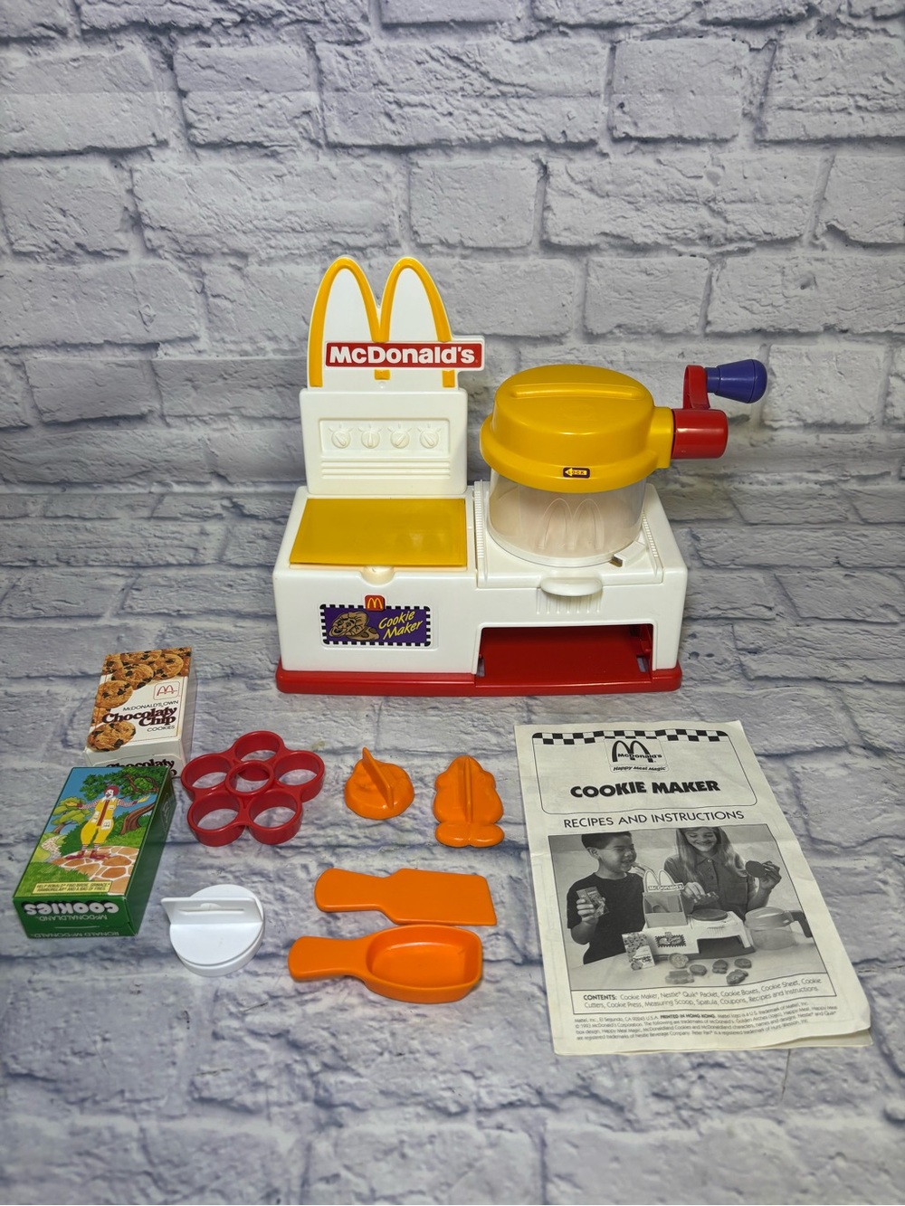 McDonald's Happy Meal Magic Cookie Maker Playset Fast Food Toy Vintage 90’d